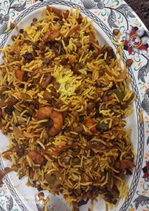 عکسی از دستور پلو میگو مجلسی