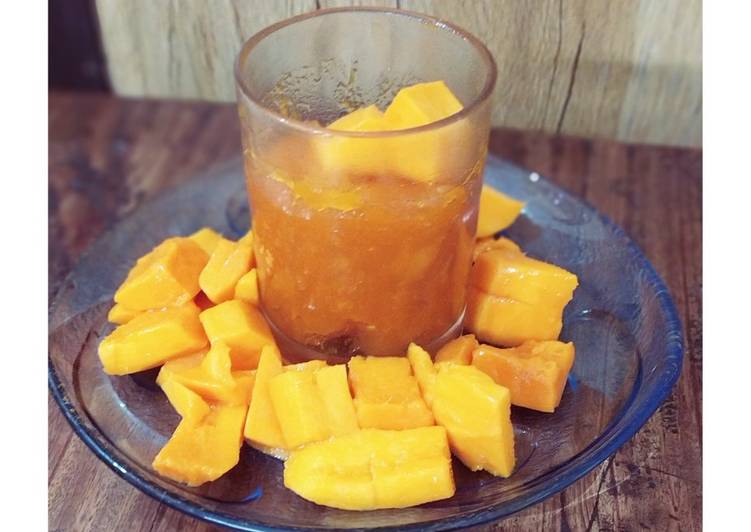 Simple Way to Make Speedy Ripe mango jam