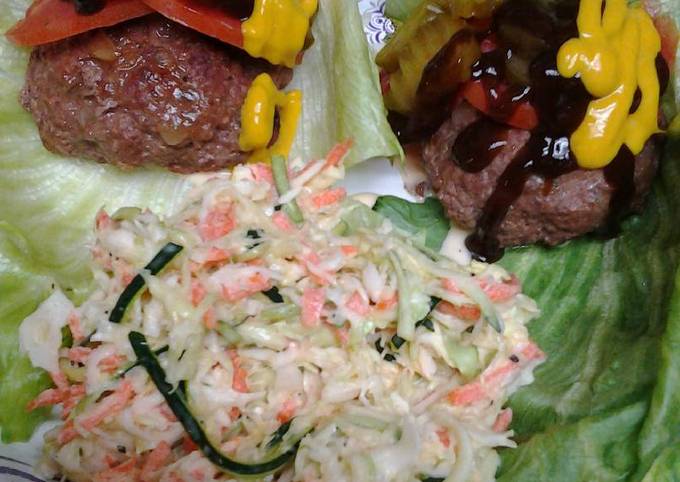 Recipe of Super Quick Homemade Ultimate Coleslaw, burgers