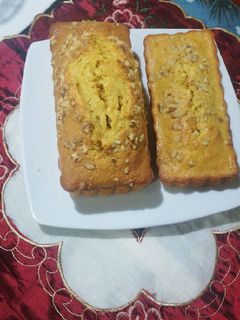 Una foto de Cake de zanahoria con nueces y ron