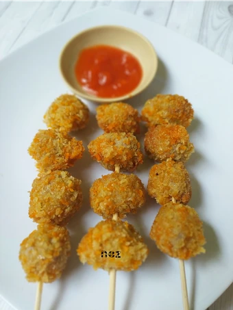 Langkah Mudah untuk Membuat Resep Sate Bakso Krispi yang Lezat Sekali Anti Ribet, Sempurna
