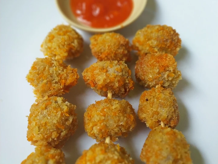 Langkah Mudah untuk Membuat Resep Sate Bakso Krispi yang Lezat Sekali Anti Ribet, Sempurna