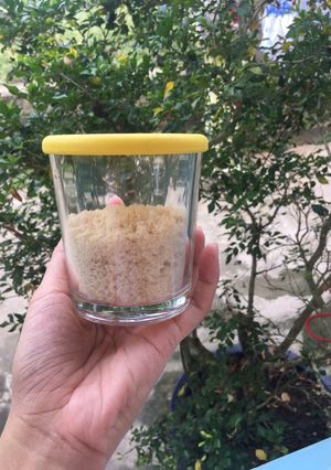 Hình của món Chà bông cá lóc cho bé ăn dặm.