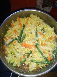 Una foto de Rico desayuno con verduras