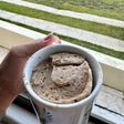 Bolo de caneca de banana proteico