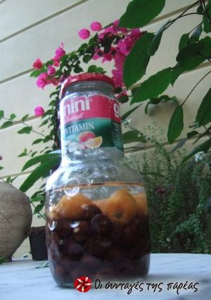 A picture of Liqueur with loquats (whole).