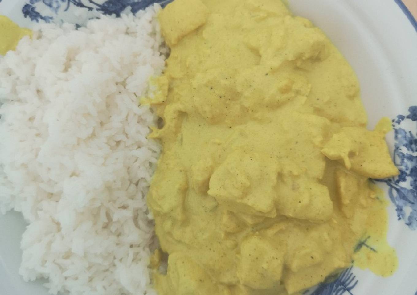 Pollo al curry muy fácil