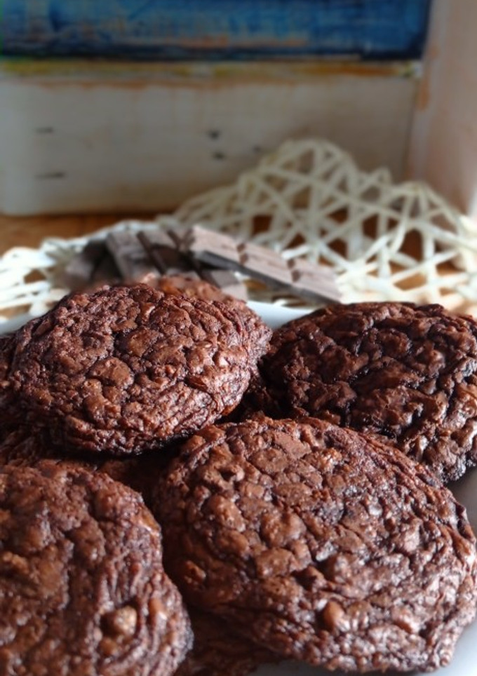 Una foto de Galletas fáciles... De brownie