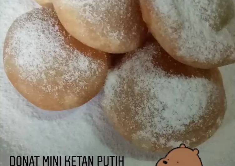 resep cara buat Donat Mini Tepung Ketan