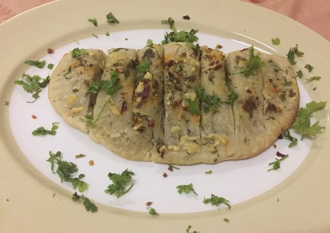 garlic bread in pressure cooker