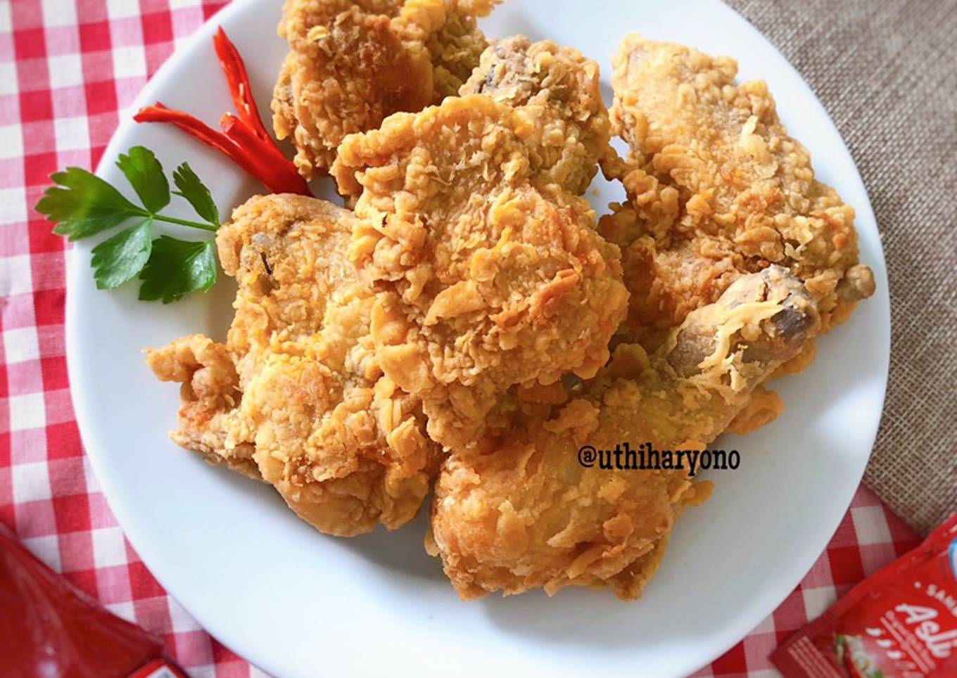Ayam Goreng tepung kriuk Gak pke Ribet