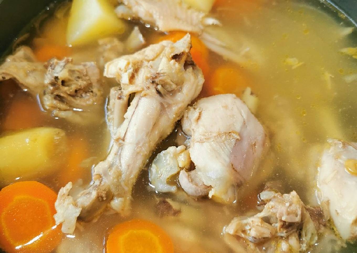 Sup ayam slow cooker