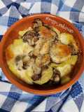 Patate e funghi in coccio