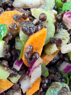 Una foto de Ensalada de lentejas