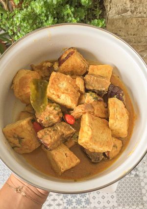 Foto resep Mangut iwak pe dan tahu
