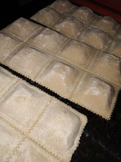 Una foto de Raviolones de jamón y queso 🧡