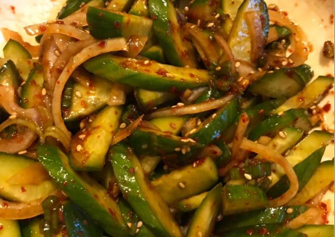 Recipe of Quick Spicy Cucumbers