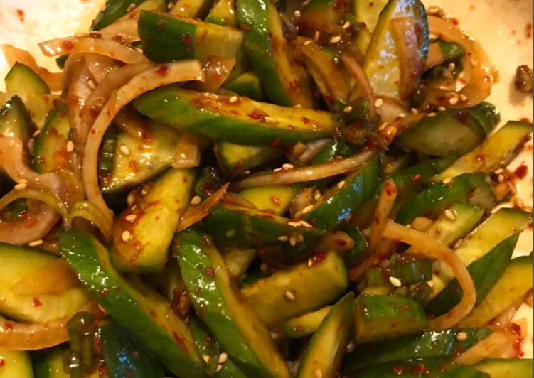 Easiest Way to Make Super Quick Homemade Spicy Cucumbers