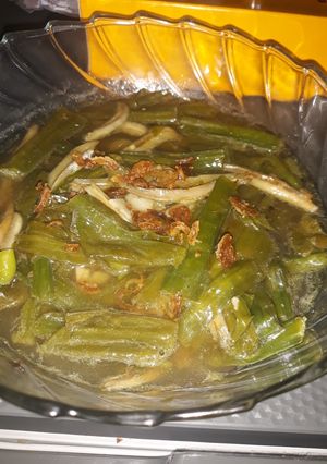 Foto resep Tumis kuah genjer ikan teri