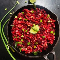 A picture of Beetroot Brown Rice.