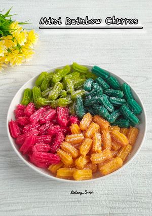 Foto resep Mini Rainbow Churros