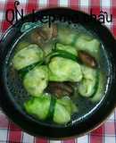 Canh bắp cải cuộn chay