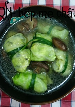 A picture of Vegetarian Stuffed Cabbage Soup.