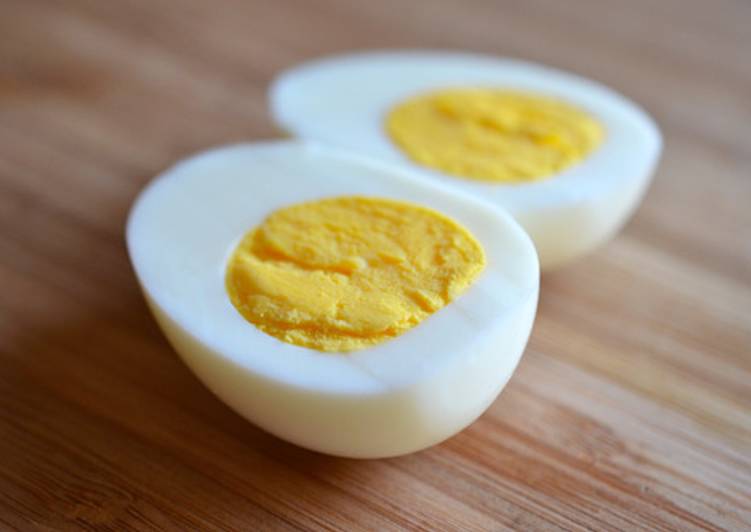 Steps to Prepare Perfect A perfectly hard boiled egg