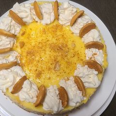 A picture of Banana pudding cheesecake.