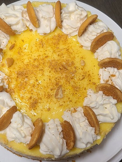 A picture of Banana pudding cheesecake.
