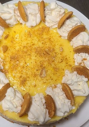A picture of Banana pudding cheesecake.