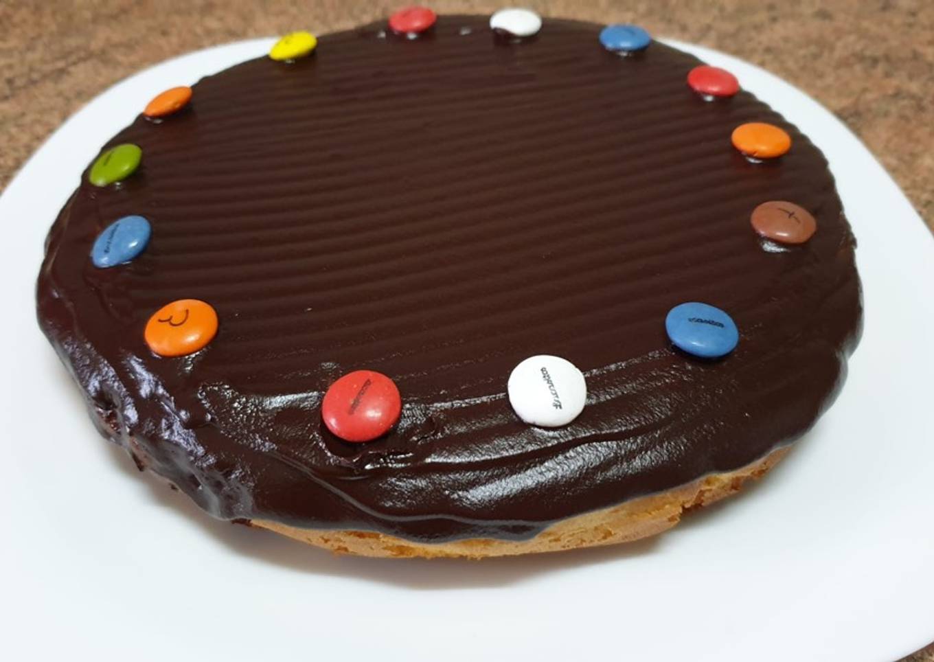 Bizcocho en la sartén fácil y esponjoso / comida de Marruecos