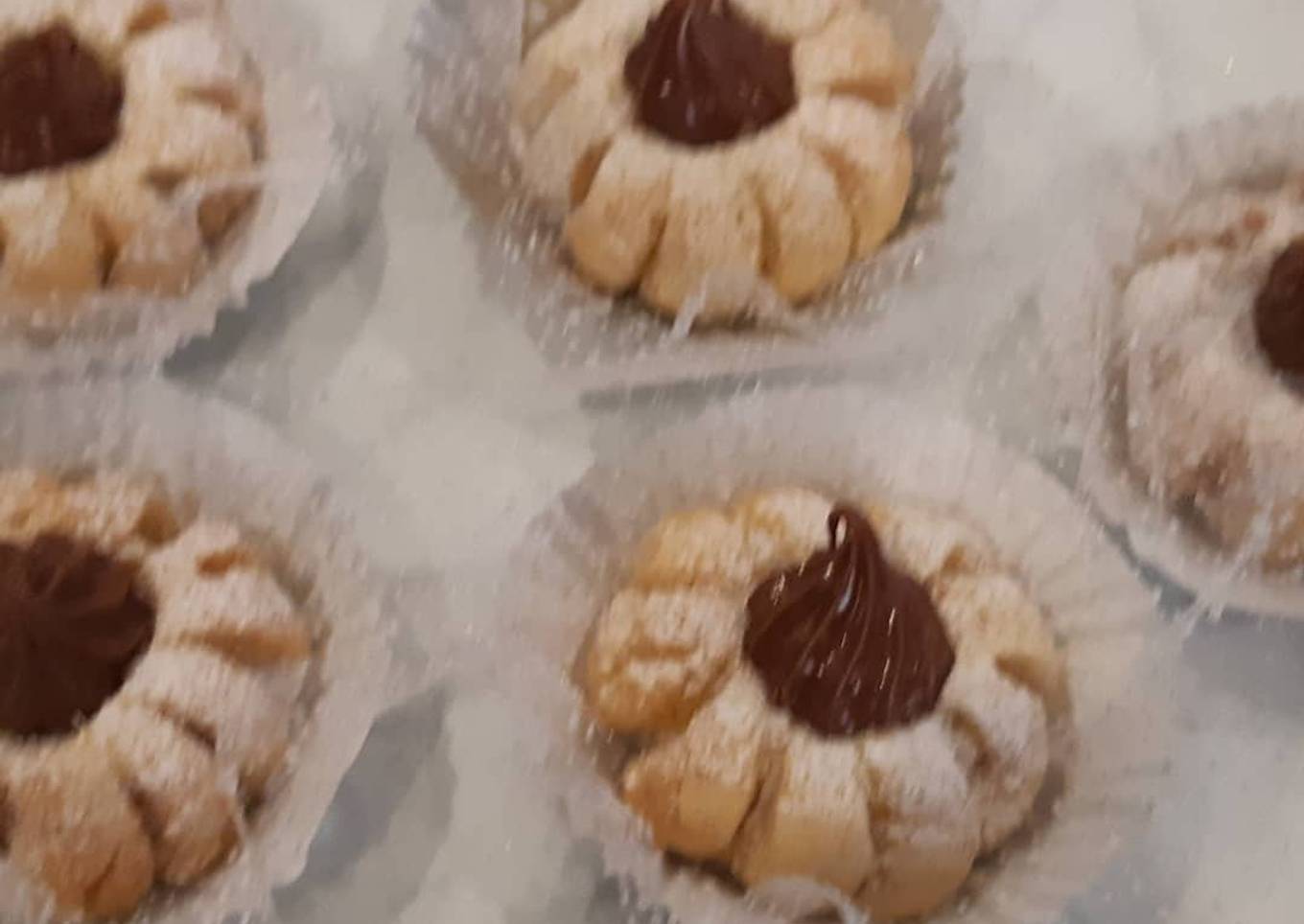 Petits sablés au chocolat à tartiner