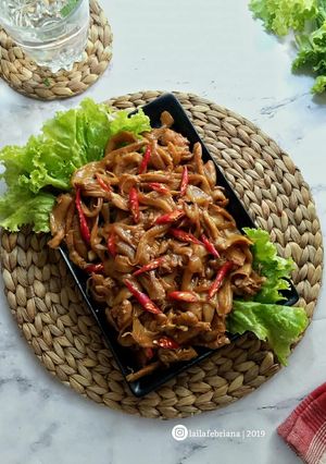 Foto resep Ayam suwir jamur
