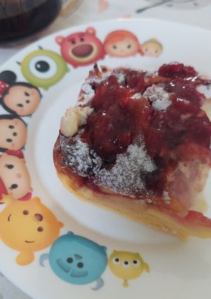 Foto resep Air-fryer strawberry yoghurt cake