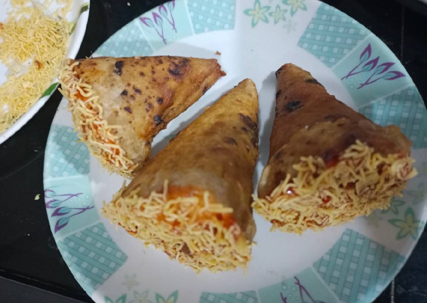 Leftover roti cone