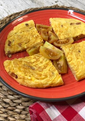 A picture of Spaghetti Carbonara Frittata.