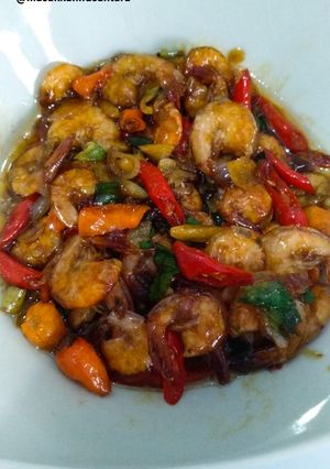 Foto resep Udang Saus Tiram