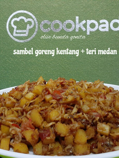 Foto resep Sambel goreng kentang + teri medan