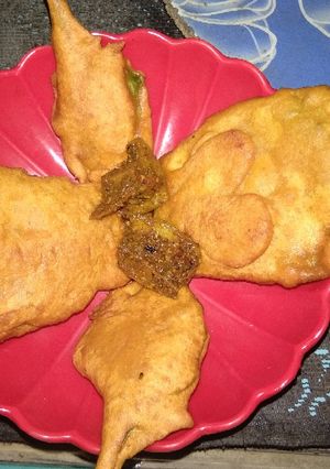 A picture of Spinach fritters.