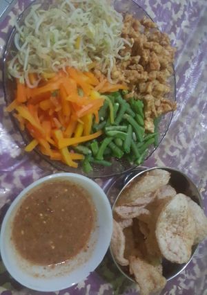 Foto resep Pecel sayur praktis
