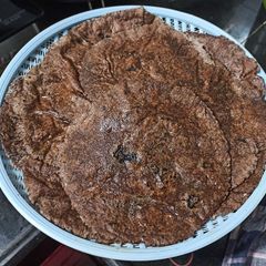 A picture of Nanchni chi bhakri Ragi roti.