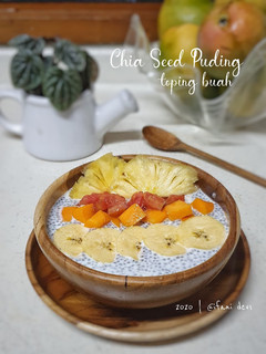 Foto resep 238. Chia Seed Puding Toping Buah