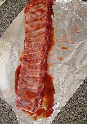 Una foto de Costillitas de cerdo al Horno 🐖