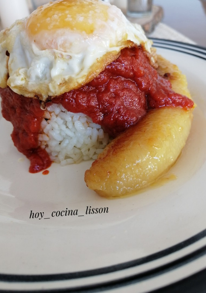 Una foto de Arroz cubana