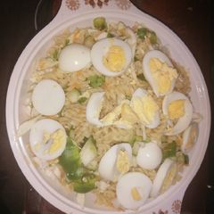 A picture of Macaroni salad.