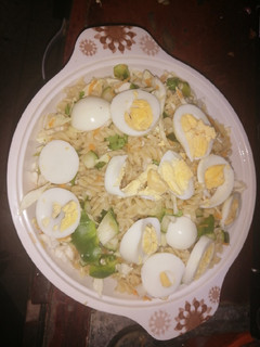 A picture of Macaroni salad.