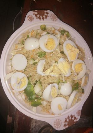 A picture of Macaroni salad.