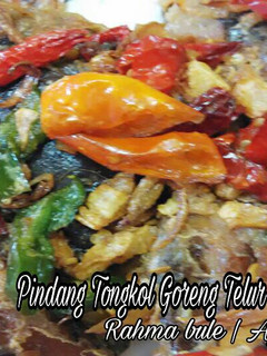 Foto resep Pindang TONGKOL Goreng Telur Tumis Cabe