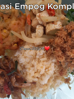 Foto resep Nasi Jagung Empog Komplit